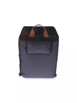 Egy kerékpáros táska / hátizsák BASIL MILES DAYPACK 14L, Hook-On System, vízálló, sötétkék BAS-17665