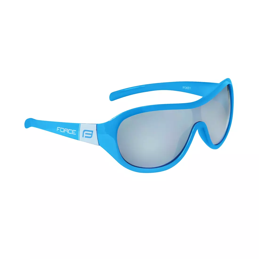 FORCE POKEY Gyermek kerékpáros szemüveg kék és fehér 90955