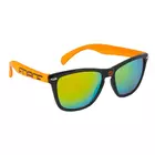 FORCE sportszemüveg ingyenes fekete/narancs 91032