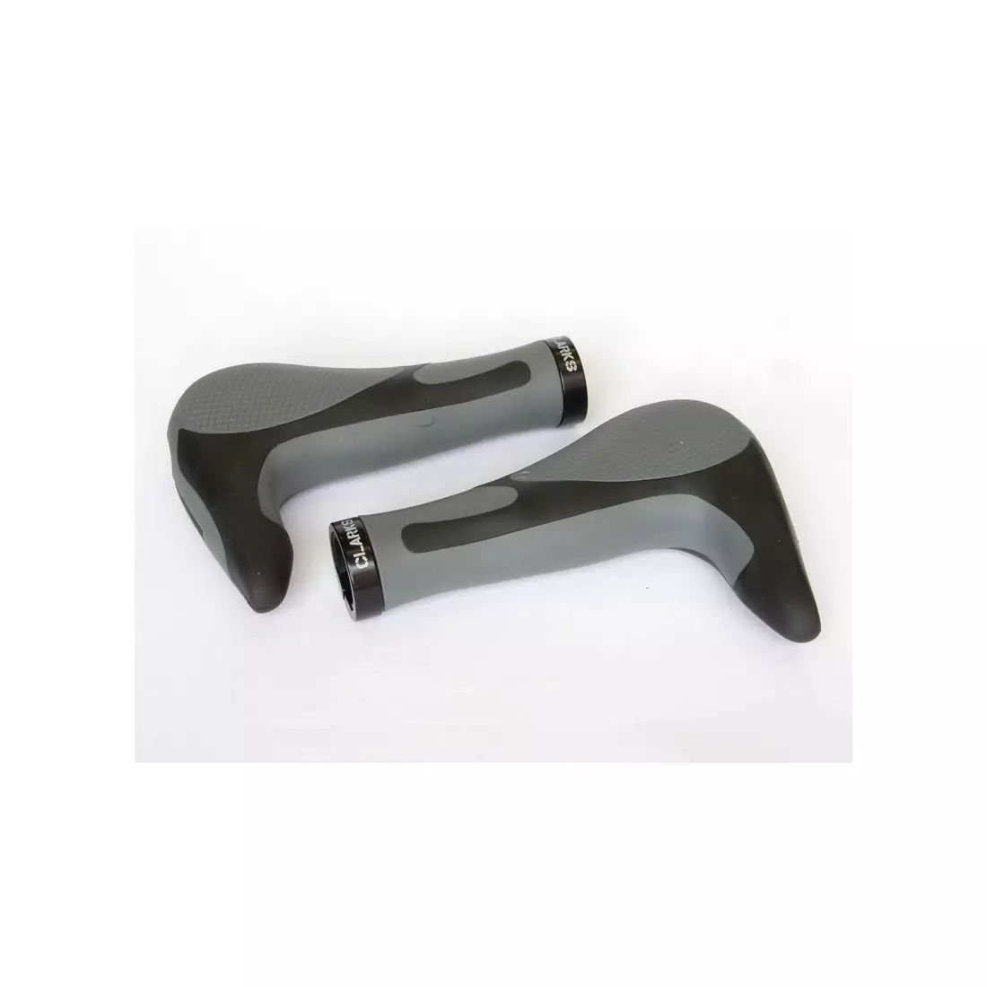 Kormánykerék fogantyúk CLARK'S CE205 LOCK-ON ergonomikus gumihegyek, fekete CLA-CE-205