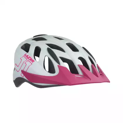 LAZER kask rowerowy dziecięcy/juniorski j1 matte white pink biały-różowy BLC2197885185