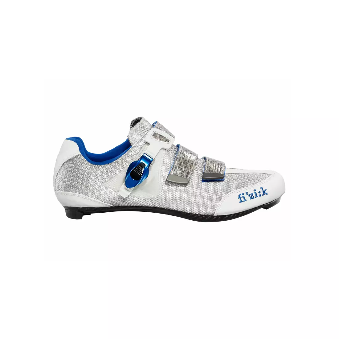 FIZIK R3 UOMO közúti kerékpáros cipő fehér és kék 