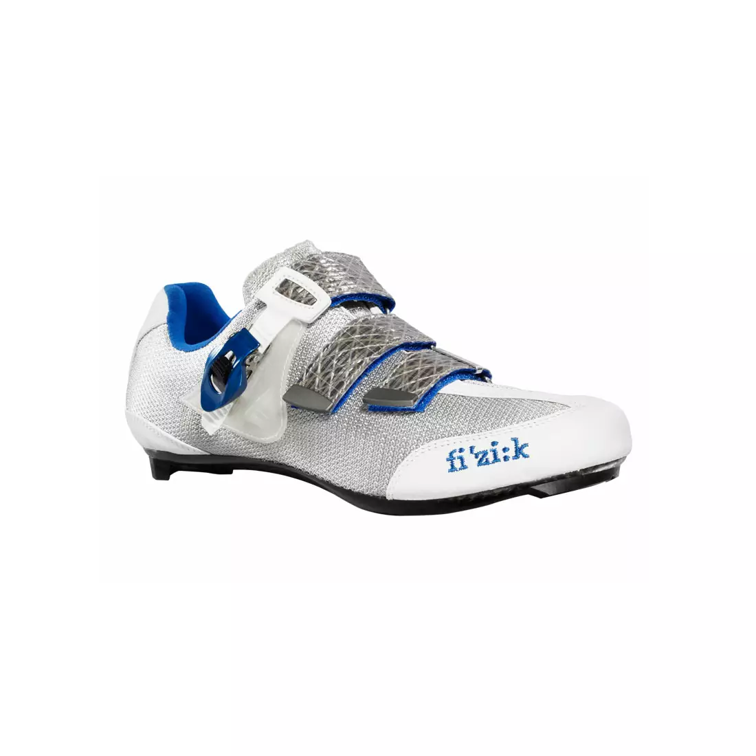 FIZIK R3 UOMO közúti kerékpáros cipő fehér és kék 
