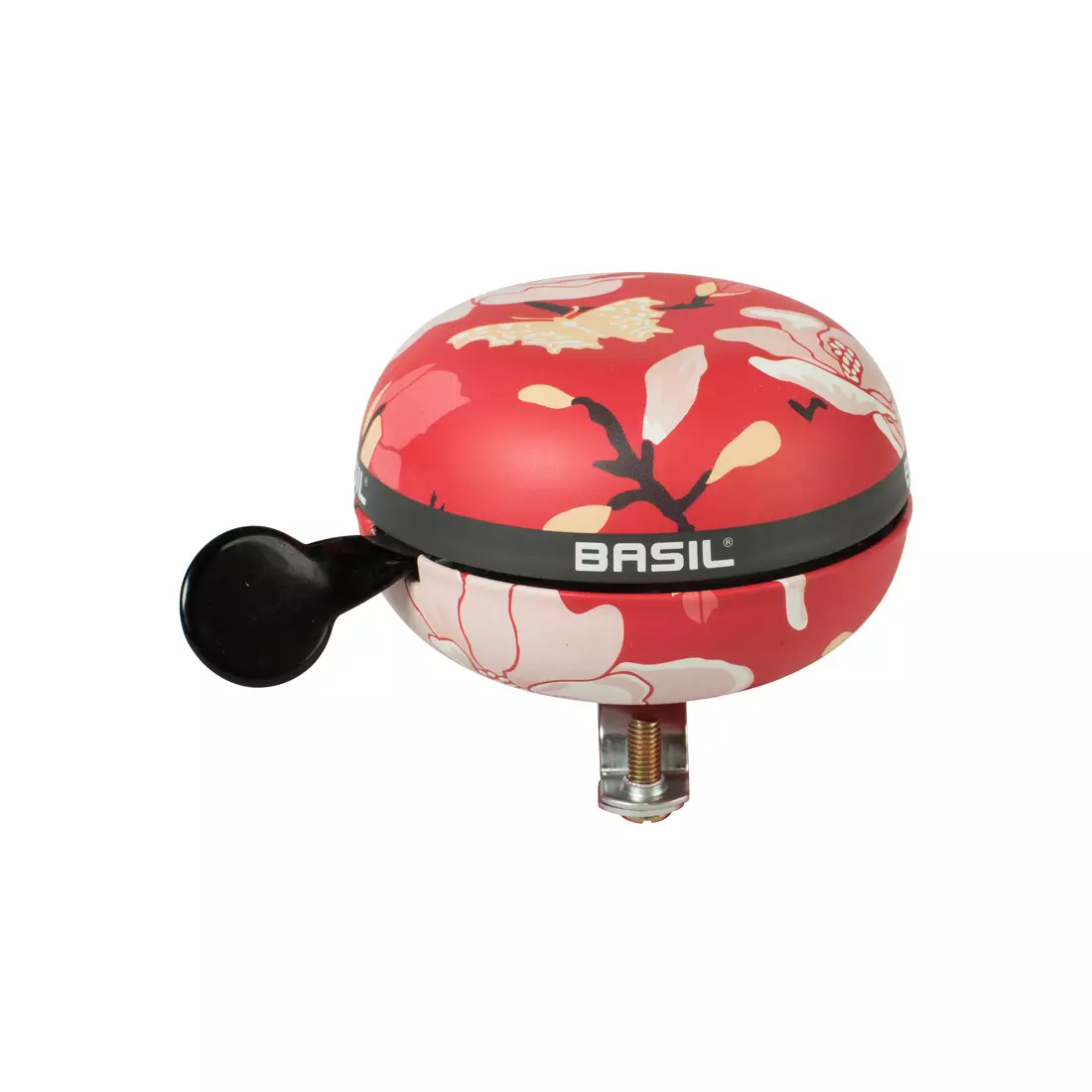 Kerékpár csengő BASIL BIG BELL MAGNOLIA 80mm, poppy red (NEW) BAS-50480