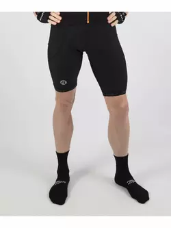 ROGELLI Basic+ 002.606 férfi kerékpáros rövidnadrág nadrág nadrágtartó nélkül fekete