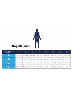 ROGELLI Fuse rövidnadrág nadrágtartóval kék 002.233