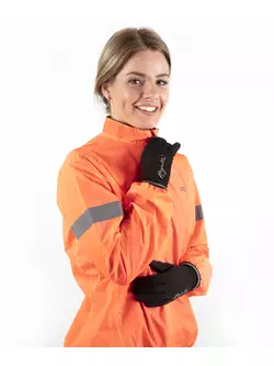 ROGELLI PROTECT női kerékpáros esőkabát fluo rózsaszín 010.407