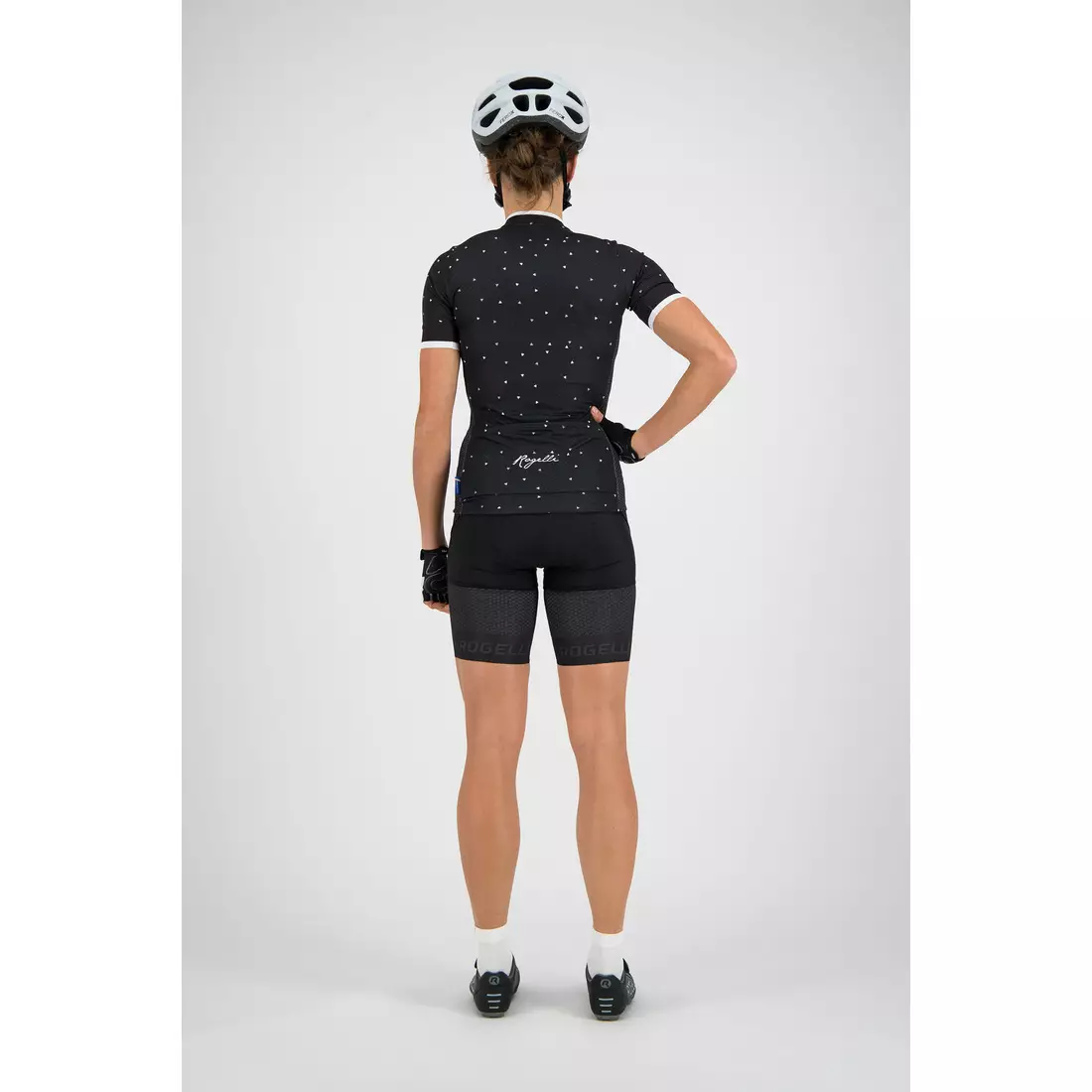 Rogelli DELTA 010.183 női kerékpáros mez fekete / fehér