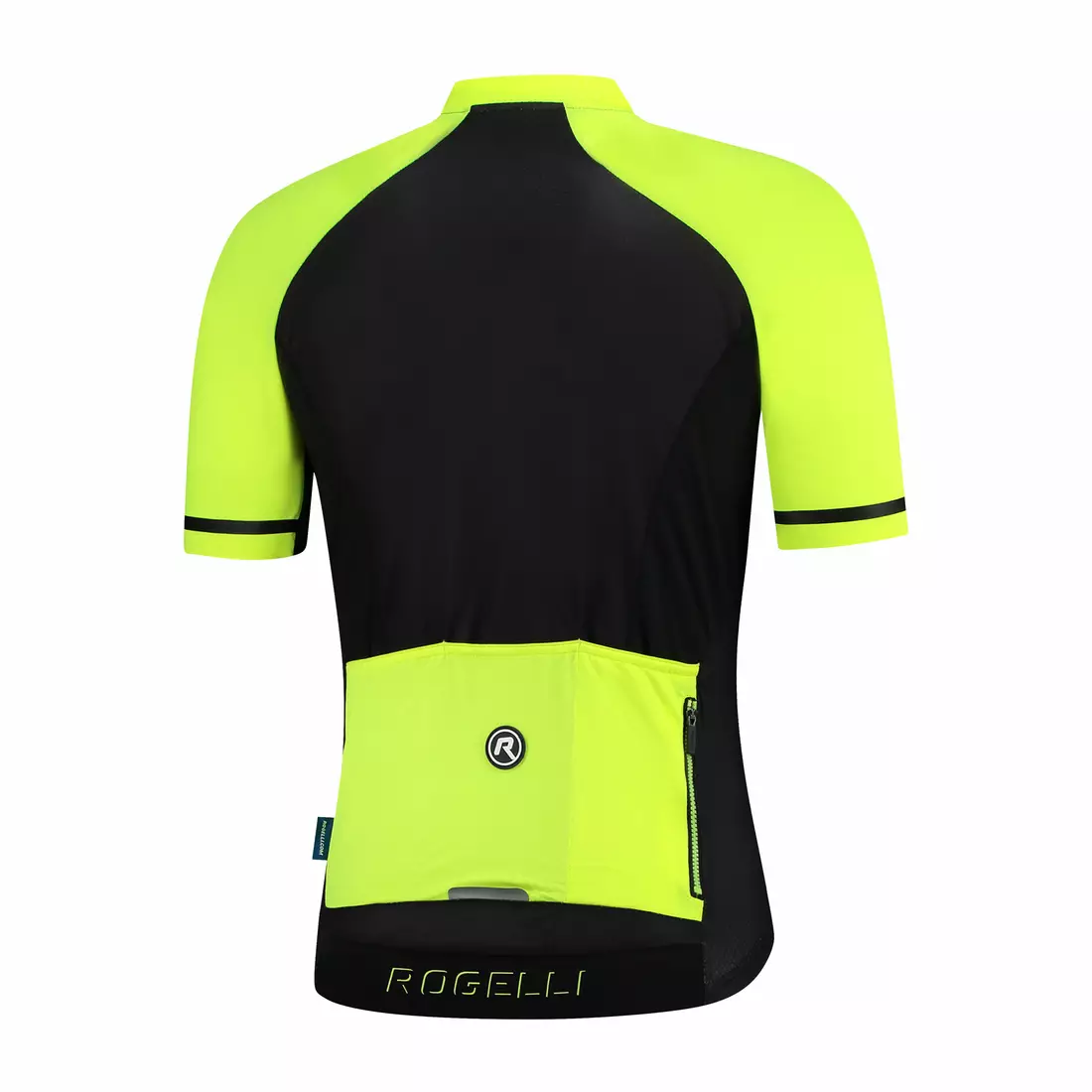 Rogelli Evo 001.093 Férfi kerékpáros mez Fekete/Fluor 