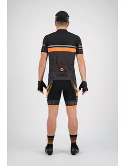 Rogelli HERO 001.264 férfi kerékpáros mez szürke / fekete / narancs