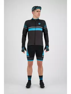 Rogelli HERO 001.266 férfi kerékpáros mez szürke / fekete / kék