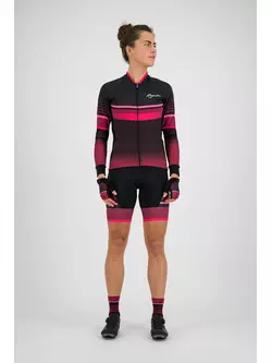 Rogelli Impress 010.191 Női kerékpáros mez Burgundia / rózsaszín