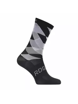 Rogelli SCALE RCS-14 kerékpáros zokni 007.151 Fehér-fekete