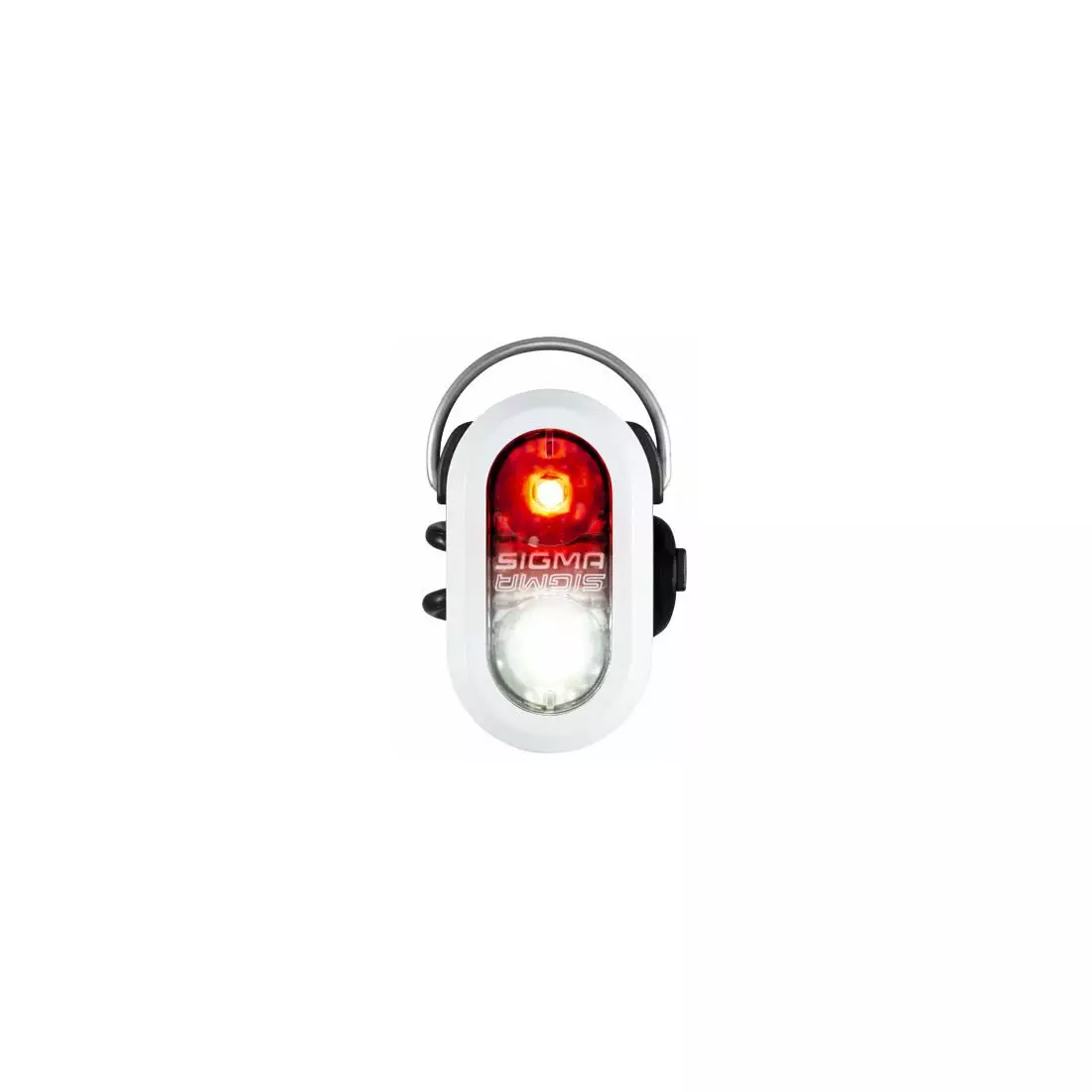 SIGMA első/hátsó kerékpár lámpa MICRO DUO WHITE, SIG-17251
