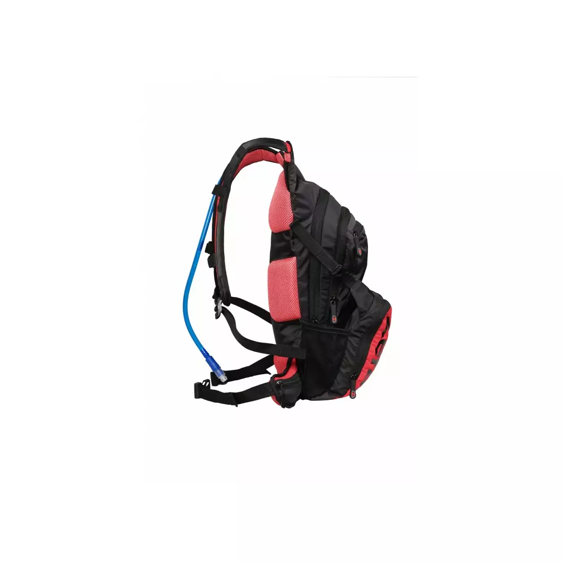 ZEFAL kerékpáros hátizsák víztáskával hydro enduro fekete piros ZF-7165