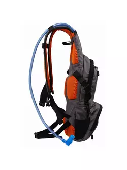 ZEFAL kerékpáros hátizsák víztáskával hydro xc szürke-narancssárga ZF-7056