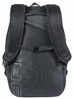 BASIL FLEX BACKPACK 17L, Kerékpár hátizsák, a csomagtartóhoz rögzíthető Hook-On System, fekete BAS-17776