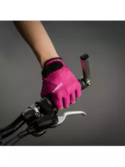 CHIBA LADY SUPER LIGHT női kerékpáros kesztyű, rózsaszín 3090220