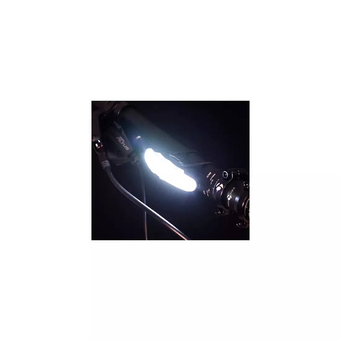 Első kerékpár lámp SPANNINGA ARCO XB 80 lumen usb fekete (NEW) SNG-999174