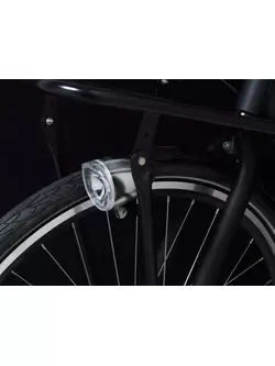 Első kerékpár lámp SPANNINGA TRENDO XB 10 lux/50 lumen + akkumulátor chrom (NEW) SNG-H044322