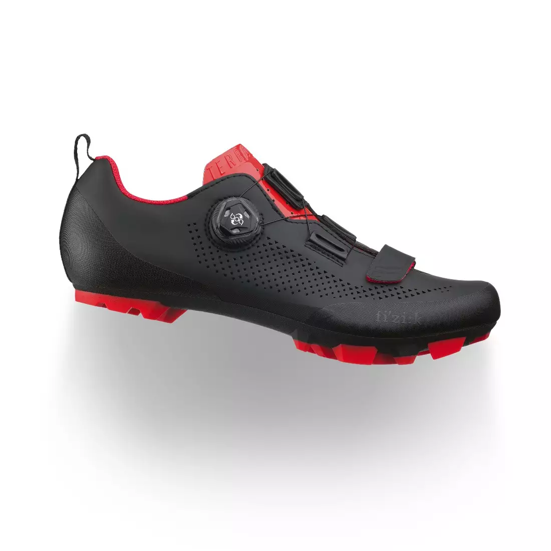 FIZIK Terra X5 mtb kerékpáros cipő fekete és piros