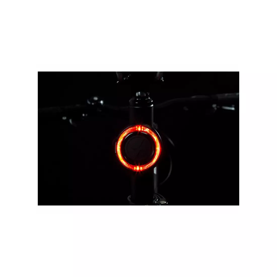 Hátsó kerékpár lámpa SPANNINGA O FLASH XB 15 lumen + elemek SNG-999125