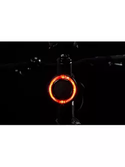 Hátsó kerékpár lámpa SPANNINGA O FLASH XB 15 lumen + elemek SNG-999125