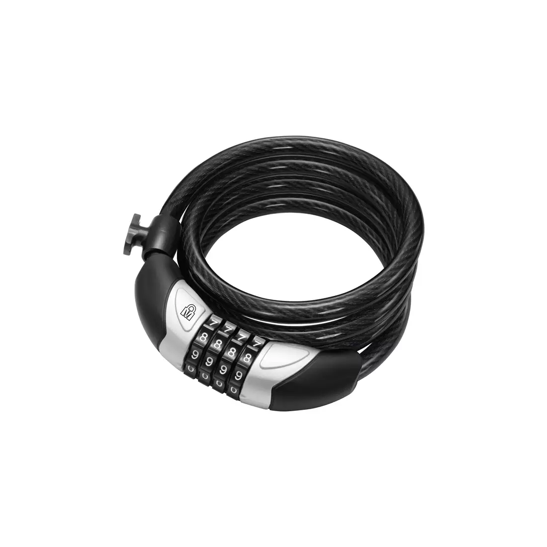 MAGNUM kerékpárzár kábel kombinációjával 180cm, fekete MGN-3111