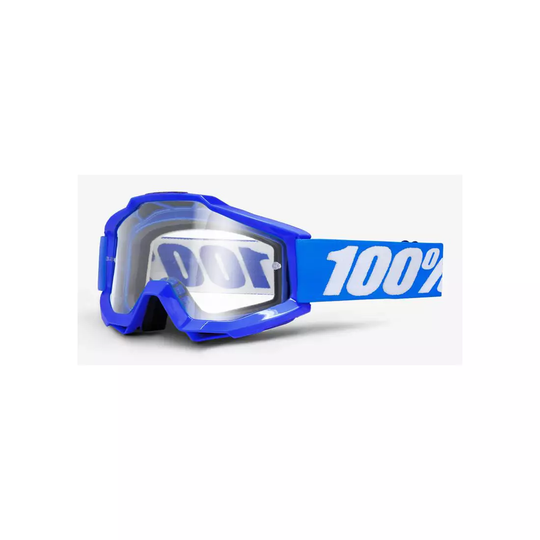 100% kerékpáros szemüveg accuri reflex kék (tiszta Anti-Fog lencse) STO-50200-002-02