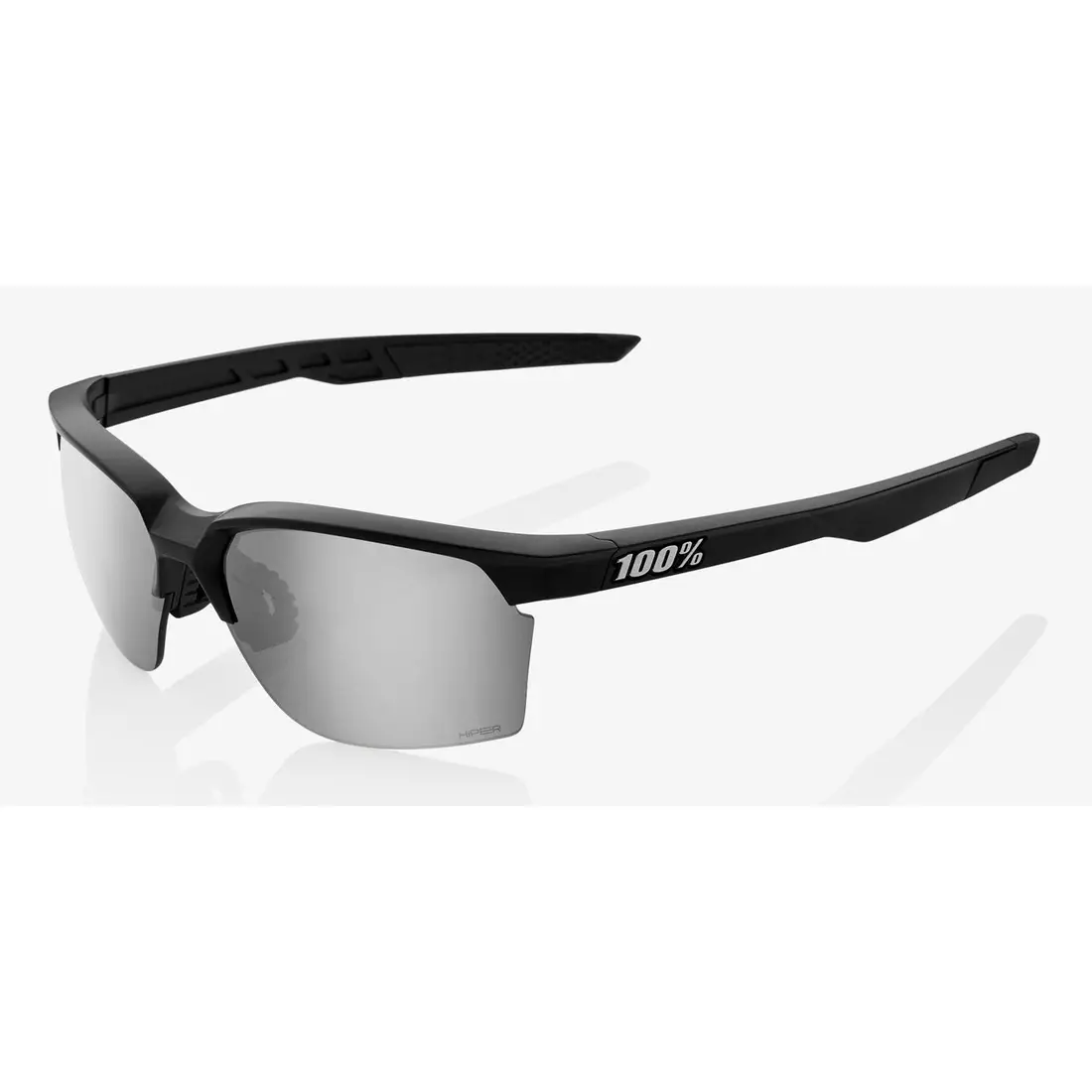 100% sport szemüveg sportcoupe matte black HiPER silver mirror lens + clear lens STO-61020-019-76