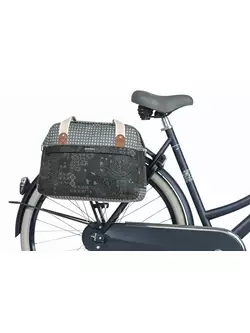 BASIL egyetlen hátsó kerékpártáska boheme carry all bag 18L charcoal BAS-18009