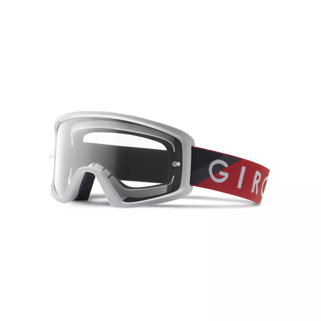 GIRO Kerékpáros védőszemüveg  blok mtb red grey (grey cobalt 10% S3 + clear 99% S0) rögzítés csúszásgátlókhoz GR-7086550