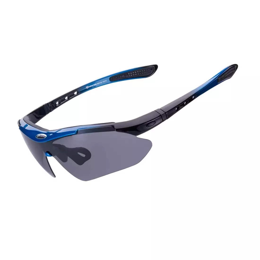 RockBros 10007 Kerékpáros / sport szemüveg, polarizált 5 cserélhető lencse, kék