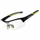Rockbros 10113 fotokróm kerékpár / sport szemüveg, fekete és zöld