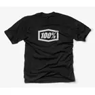 100% férfi rövid ujjú póló essential black STO-32016-001-14