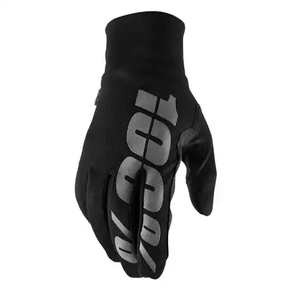 100% rękawiczki rowerowe hydromatic czarny STO-10011-001-12