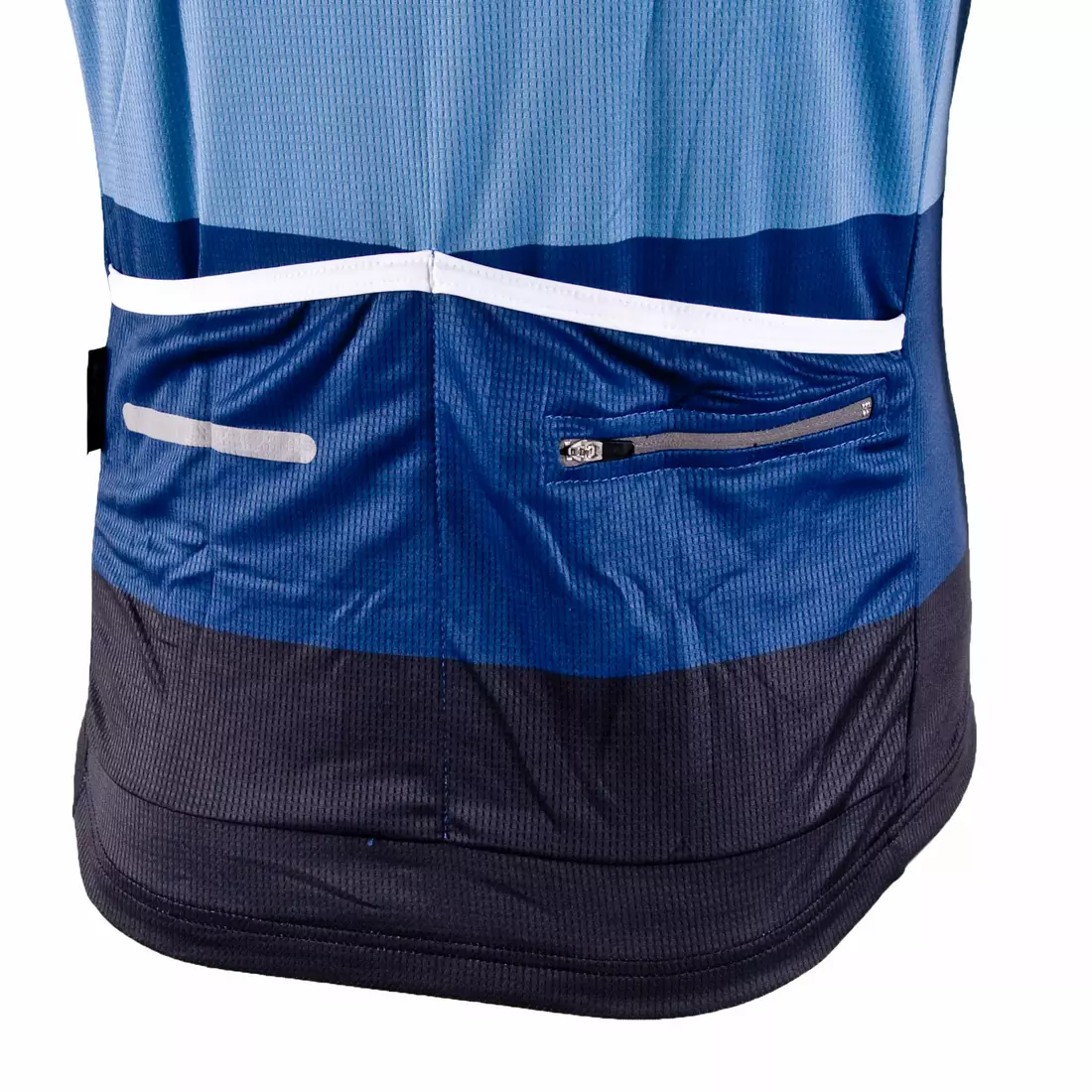 DEKO férfi rövid ujjú kerékpáros ing, kék MNK-002-04