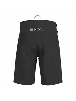 ENDURANCE LEICHHARDT férfi rövidnadrág MTB/ Enduro kerékpár boxerrel, fekete E181374