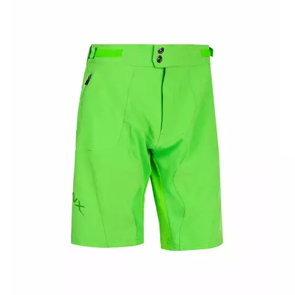 ENDURANCE LEICHHARDT férfi rövidnadrág MTB/ Enduro kerékpár boxerrel, zöld E181374