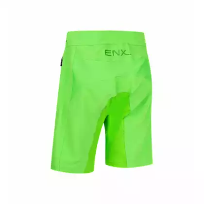 ENDURANCE LEICHHARDT férfi rövidnadrág MTB/ Enduro kerékpár boxerrel, zöld E181374