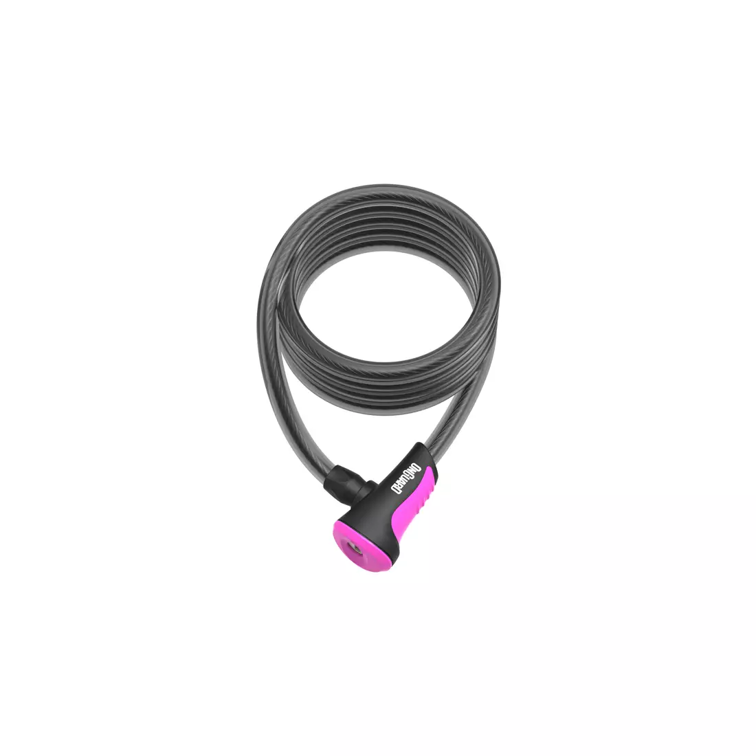 ONGUARD kerékpár csat neon 12mm 120cm + 2 x kulcsok kóddal pink ONG-8163PN
