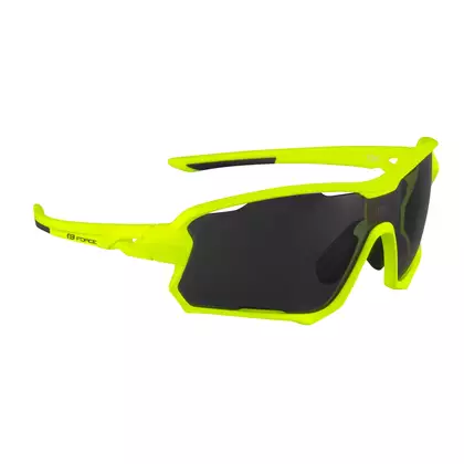 FORCE EDIE kerékpáros / sport szemüveg fluo sárga 910815