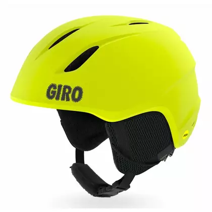 GIRO gyermek téli sí / snowboard sisak launch mips matte citron GR-7104878