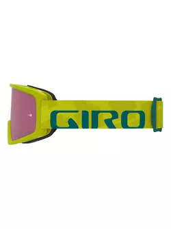 GIRO kerékpár szemüveg tazz mtb citron fanatic (Színes üveg VIVID-Carl Zeiss TRAIL + átlátszó üveg 99% S0) GR-7114192