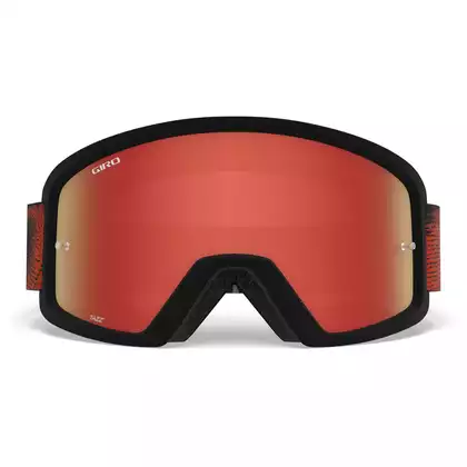 GIRO Kerékpáros szemüveg tazz mtb fekete piros hipnotikus (AMBER SCARLET trail színes lencse + 99% S0 tiszta lencse) GR-7114186