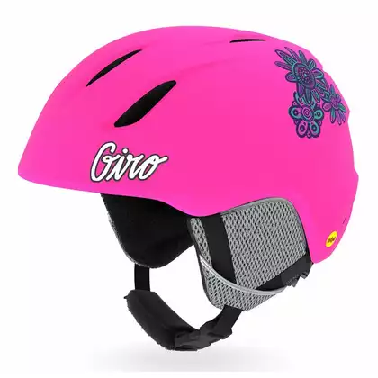 GIRO gyermek téli sí / snowboard sisak launch mips matte bright pink GR-7104876
