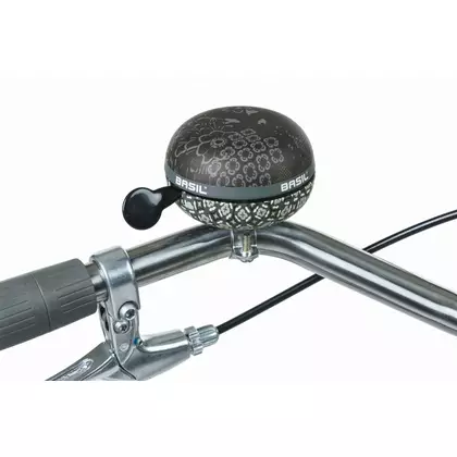 BASIL kerékpáros csengő boheme 80mm charcoal B-50524