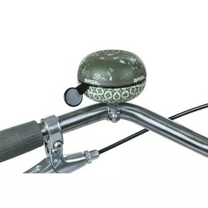 BASIL kerékpáros csengő boheme 80mm forest green B-50521