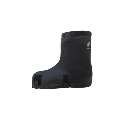 CHIBA GAMASCHE 31469 univerzális vízálló védők mindenféle cipőhöz, kerékpározáshoz, fekete színű
