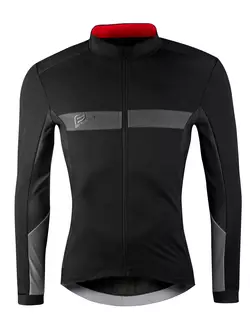 FORCE BRIGHT kerékpáros kabát, fekete 899941